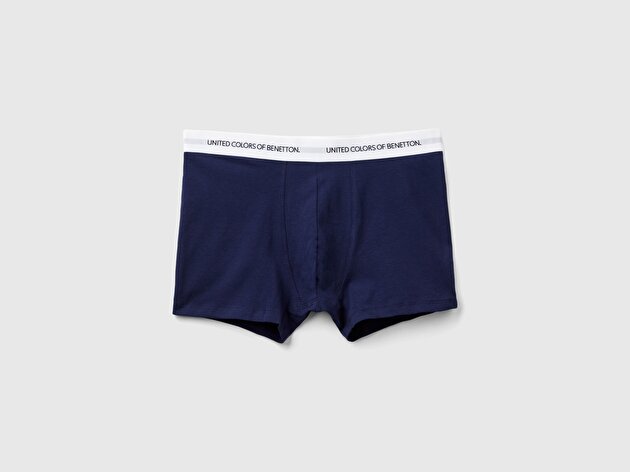 Benetton Erkek Lacivert Boxer