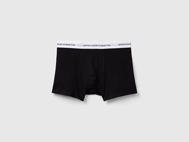 Benetton Erkek Siyah Boxer