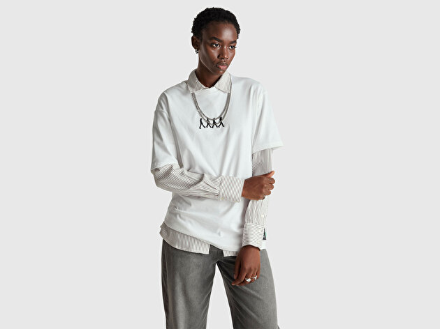 Benetton Unisex %100 Koton The Beatles  T-Shirt