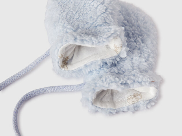 Benetton Bebek Açık Mavi İpli Eldiven