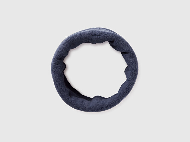 Benetton Erkek Bebek Lacivert Logo Detaylı  Boyunluk