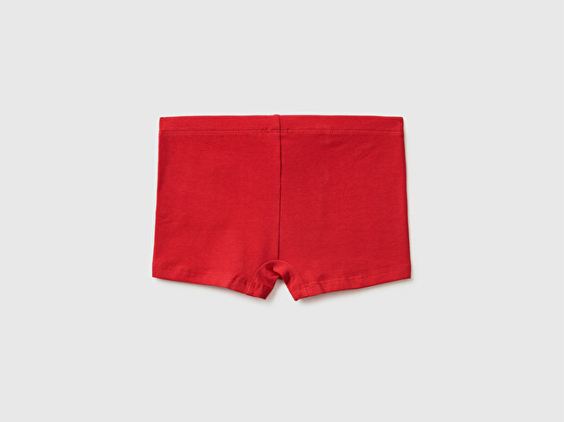 Benetton Erkek Çocuk Kırmızı Disney Baskılı Boxer