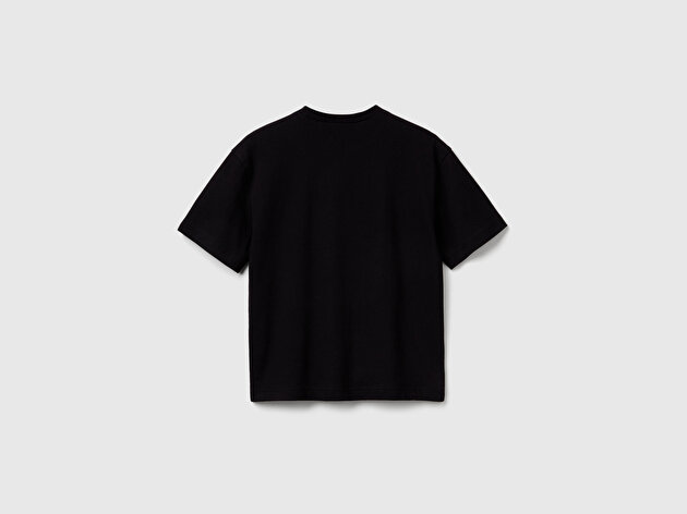 Benetton Erkek Çocuk %100 Pamuk Stranger Things Ön Baskılı Kısa Kollu T-Shirt