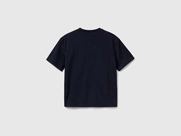 Benetton Erkek Çocuk %100 Pamuk Stranger Things Ön Baskılı Kısa Kollu T-Shirt