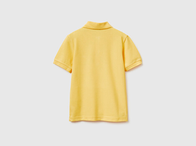 Benetton Erkek Çocuk Logolu Pike Polo T-Shirt