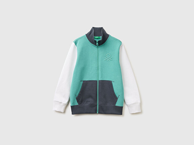 Benetton Erkek Çocuk Logolu Sweatshirt