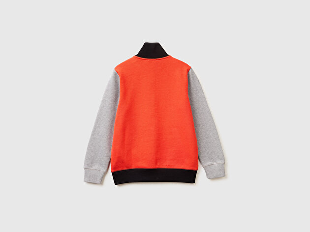 Benetton Erkek Çocuk Logolu Sweatshirt