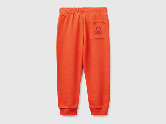 Benetton Erkek Bebek Arka Cebi Logo Eşofman Altı