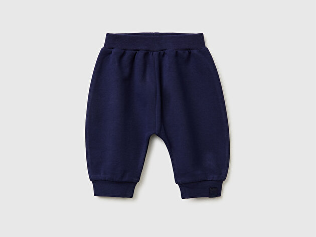 Benetton Bebek Ribanalı Esnek Polarlı Eşofman Altı