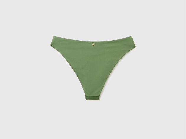 Benetton Kadın Yeşil Yüksek Bel Bikini Altı