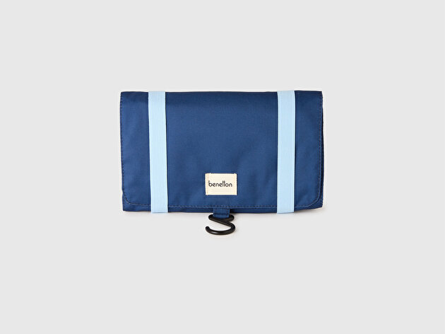 Benetton Unisex Lacivert Askılı File Bölmeli Seyahat Organizer