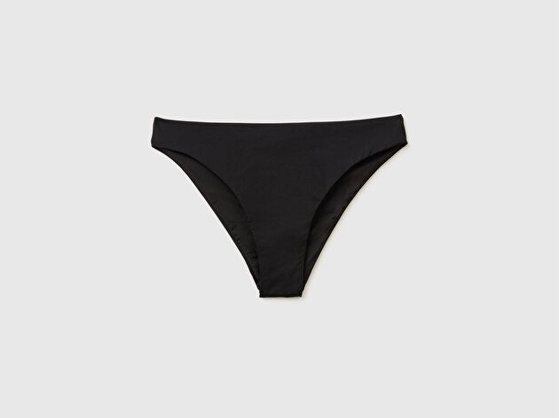 Benetton Kadın Siyah Yüksek Bel Bikini Altı